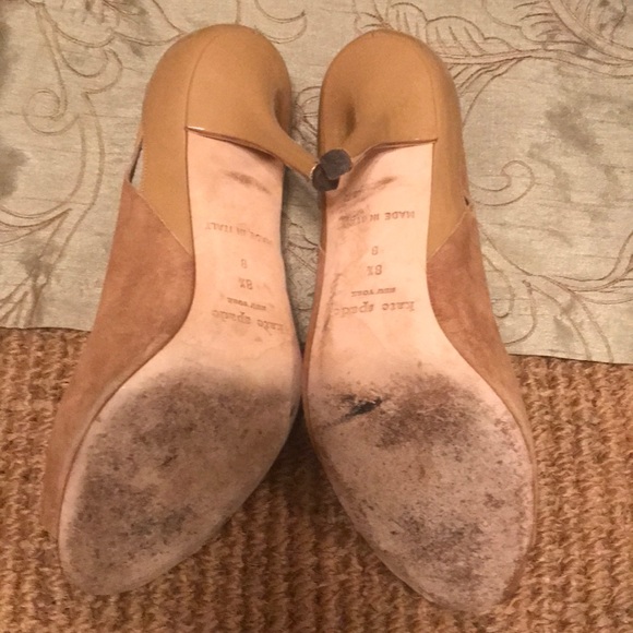 Kate Spade ♠️ Suede/Paten Leather Heels - Picture 5 of 8
